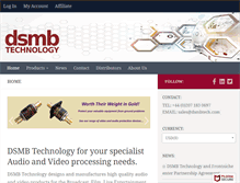 Tablet Screenshot of dsmbtech.com
